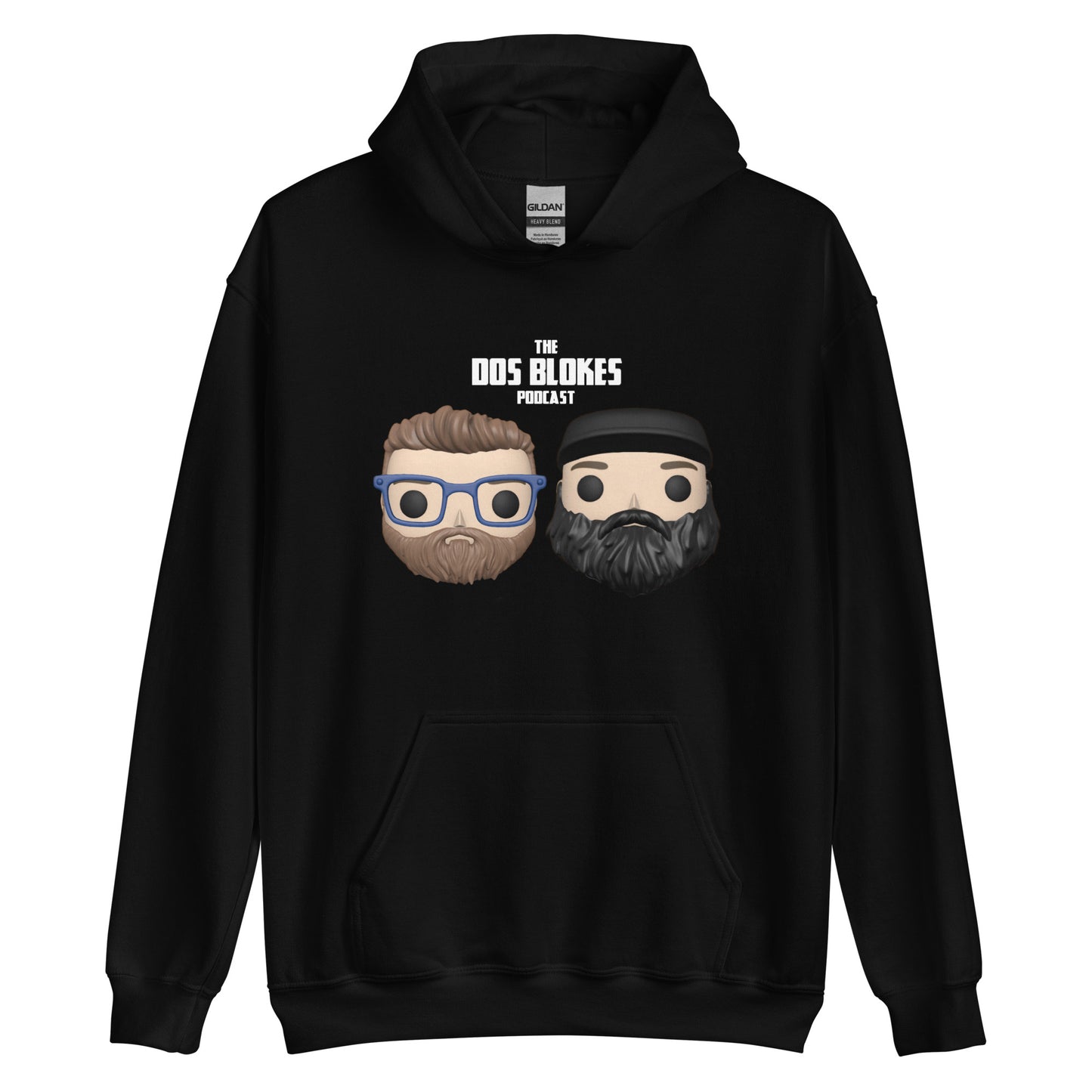 Dos Blokes Faces Hoodie