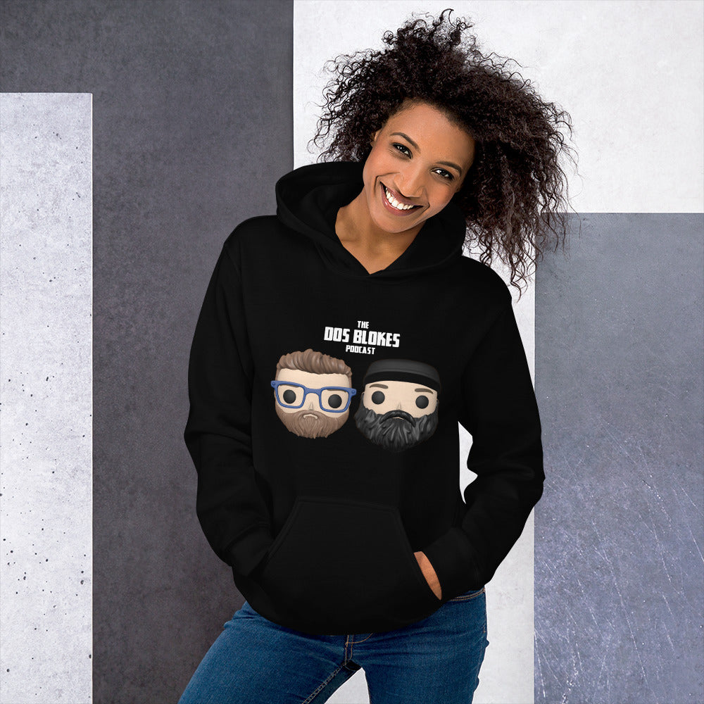 Dos Blokes Faces Hoodie
