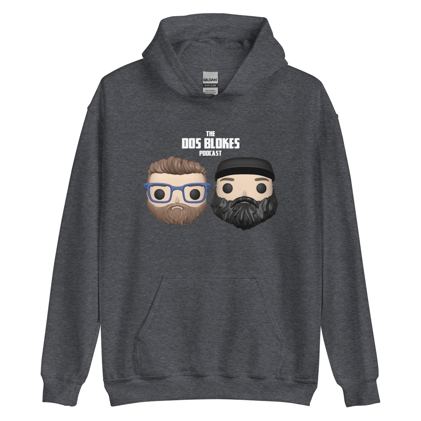 Dos Blokes Faces Hoodie
