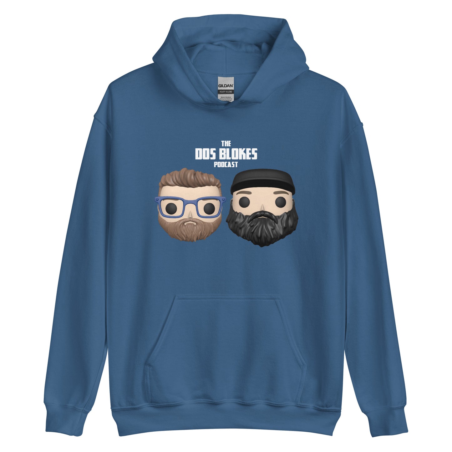 Dos Blokes Faces Hoodie