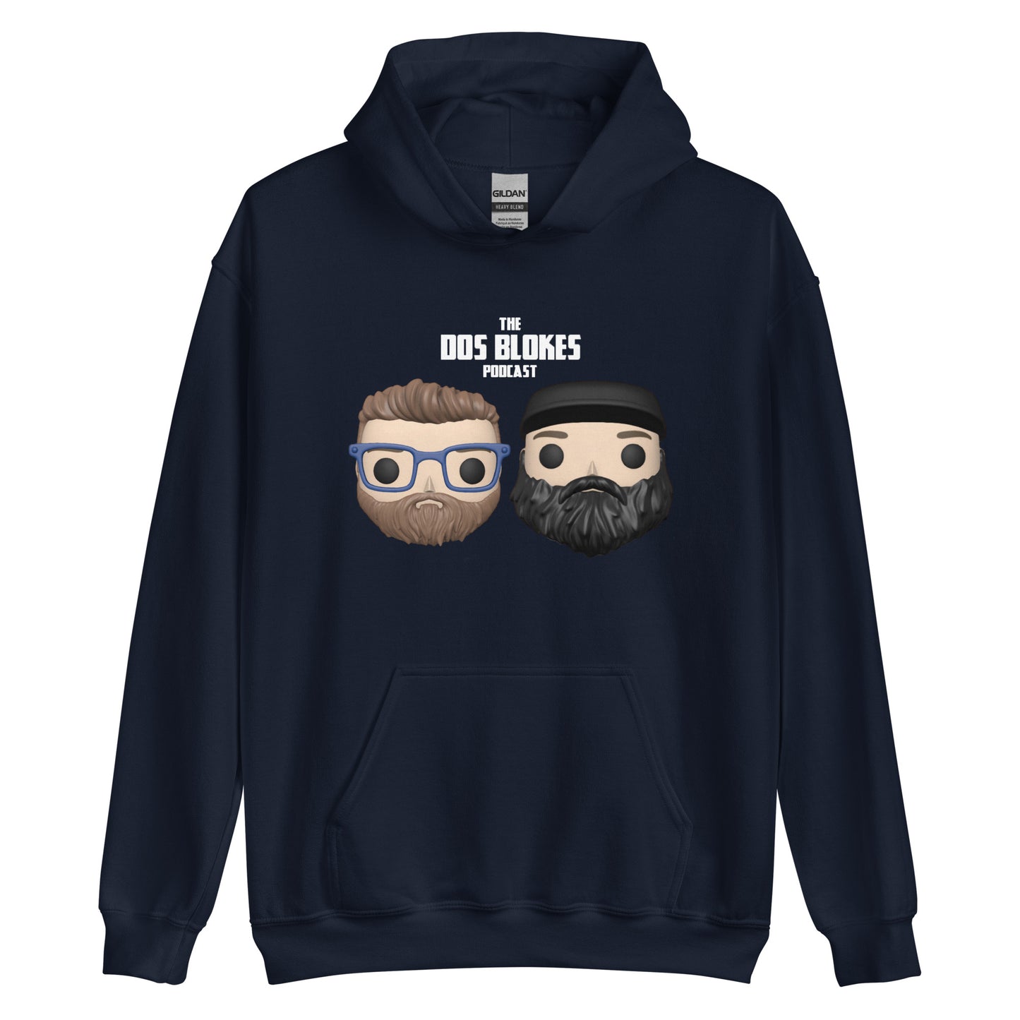 Dos Blokes Faces Hoodie