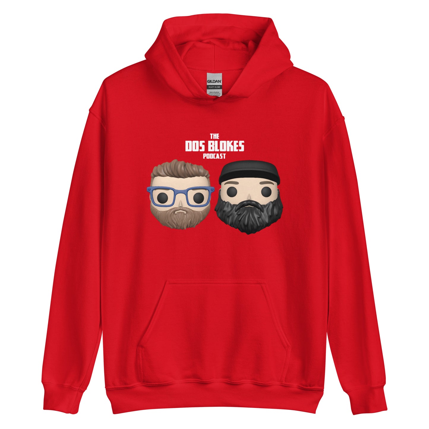 Dos Blokes Faces Hoodie