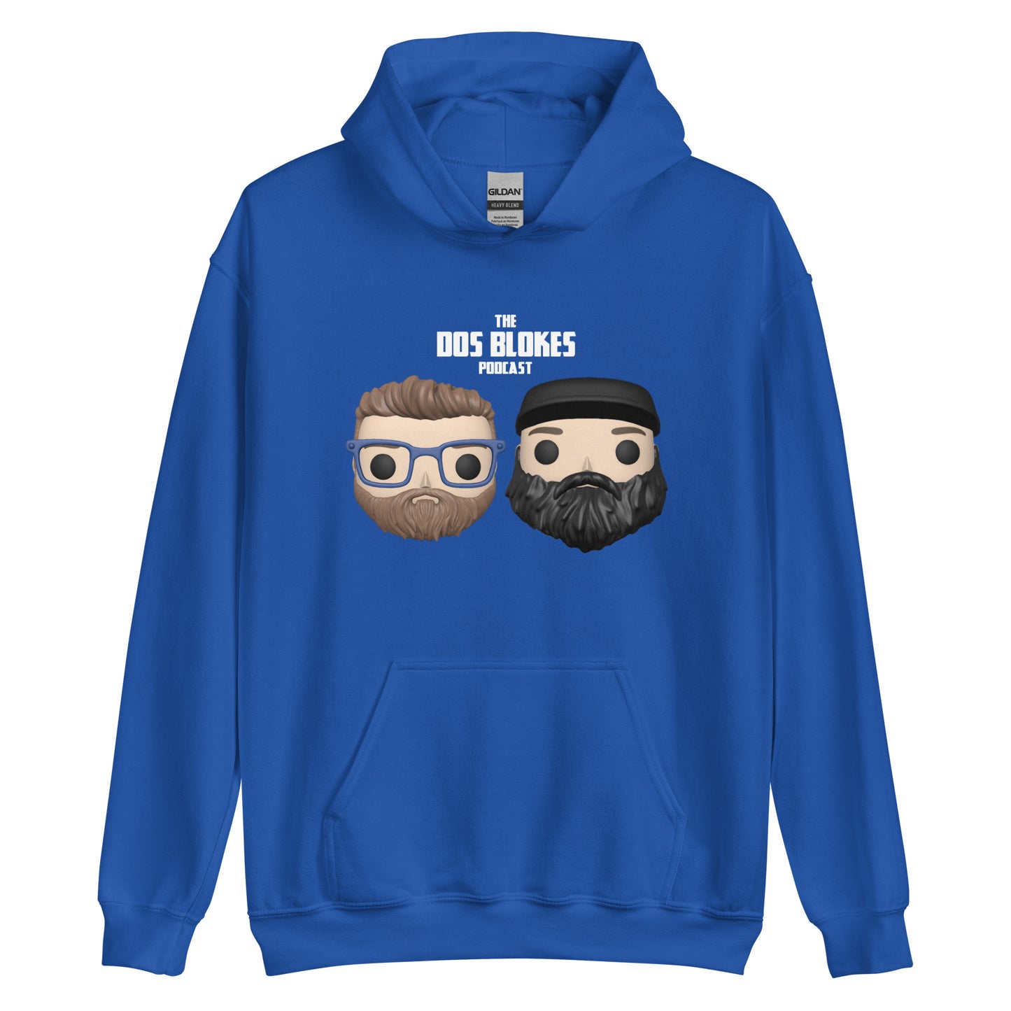 Dos Blokes Faces Hoodie