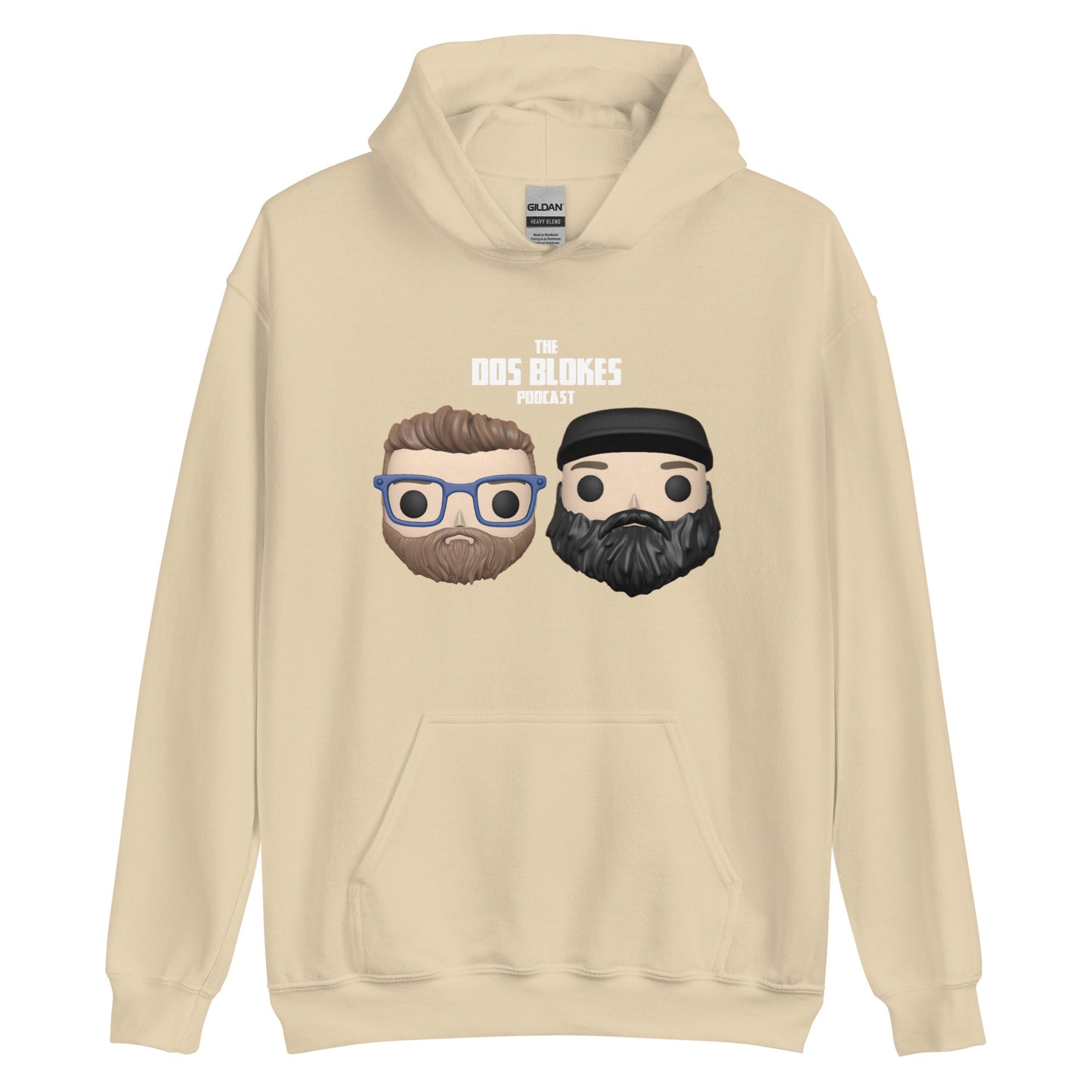 Dos Blokes Faces Hoodie
