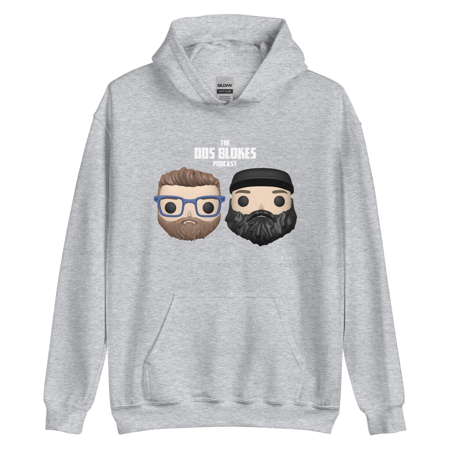 Dos Blokes Faces Hoodie