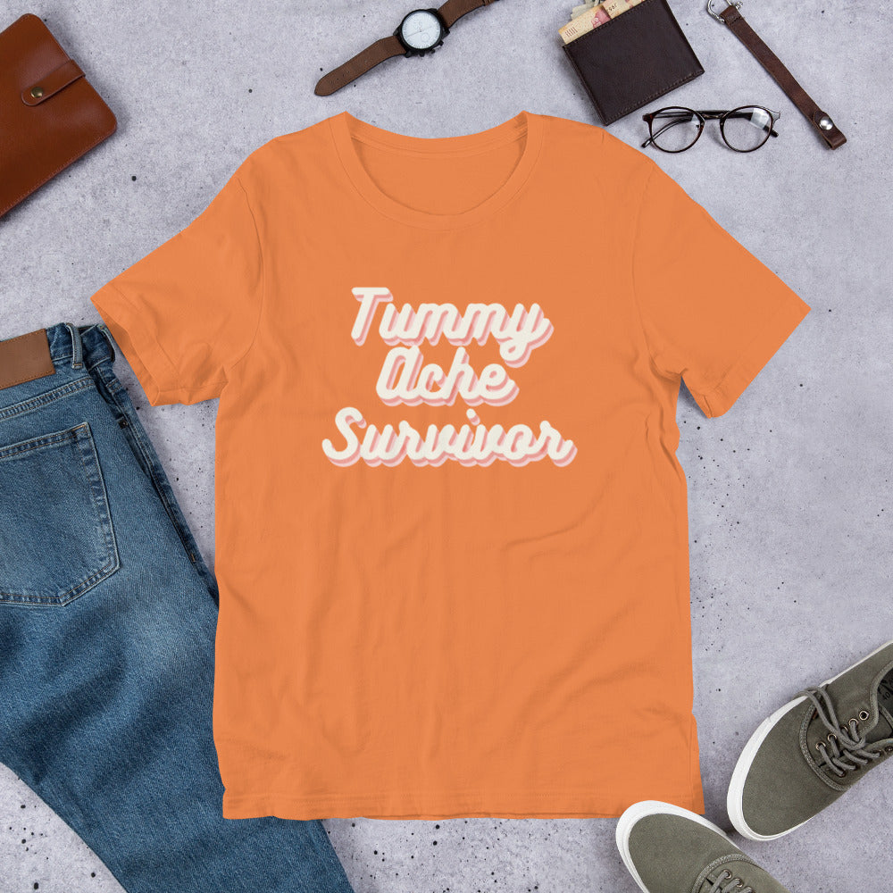Tummy Ache Survivor Unisex t-shirt