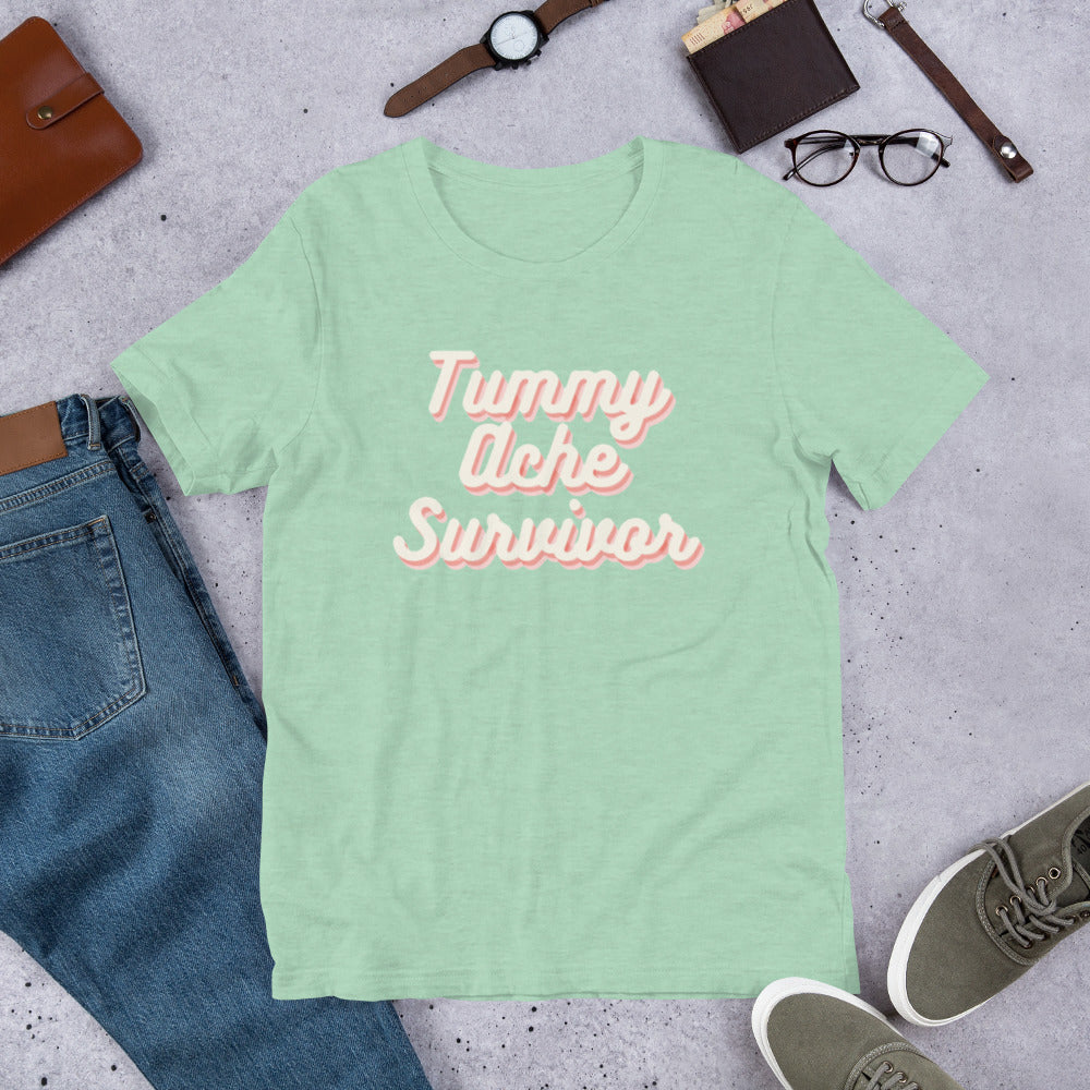Tummy Ache Survivor Unisex t-shirt