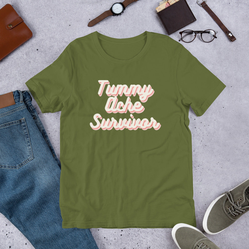 Tummy Ache Survivor Unisex t-shirt