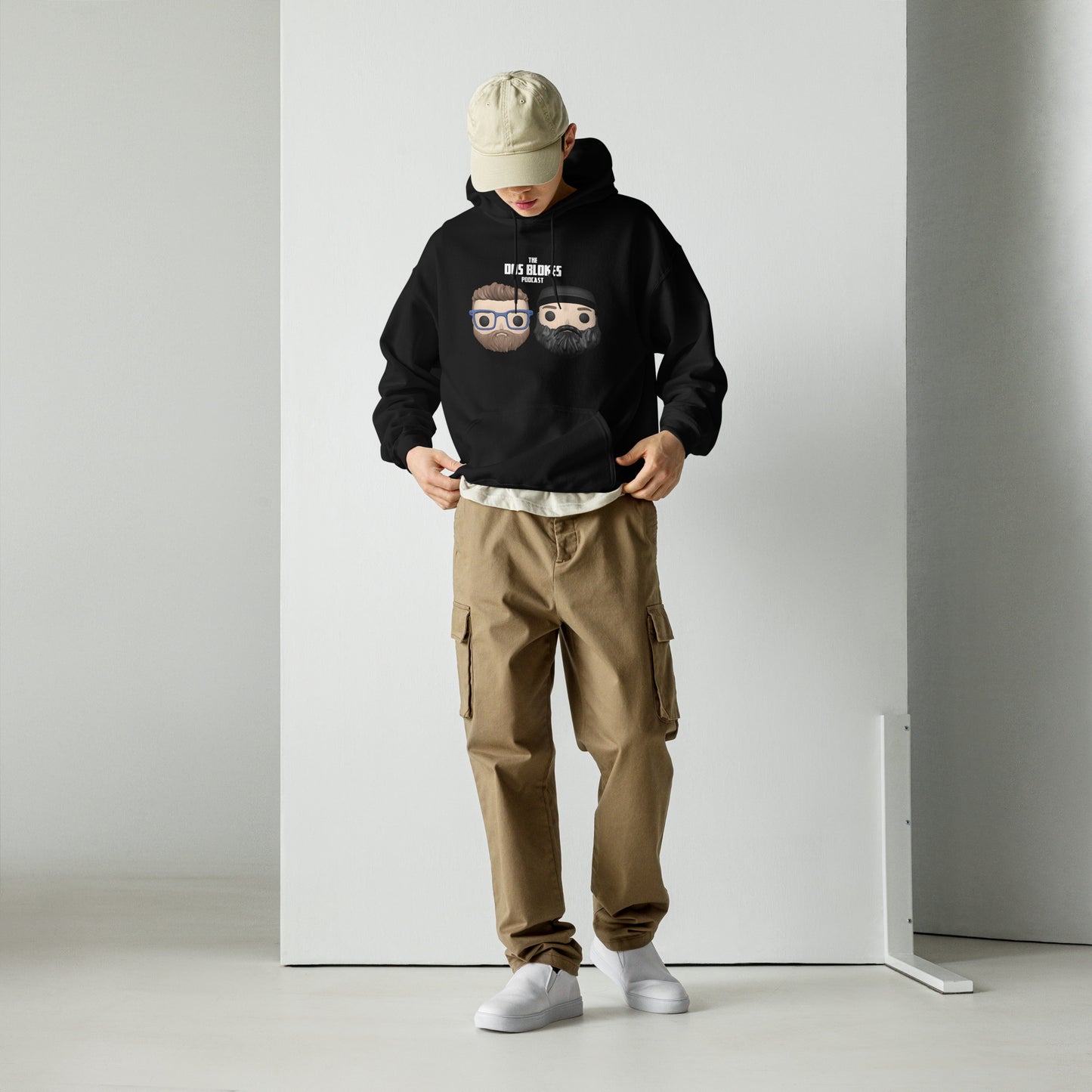 Dos Blokes Faces Hoodie