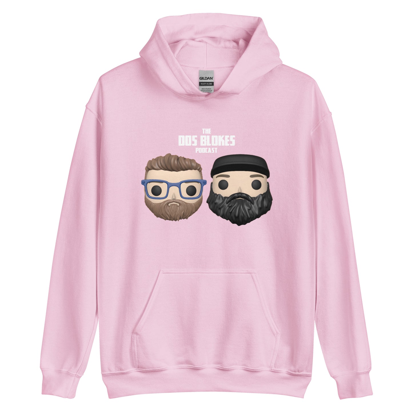 Dos Blokes Faces Hoodie