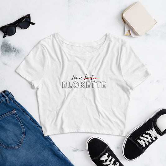 Im a Blokette Women’s Crop Tee